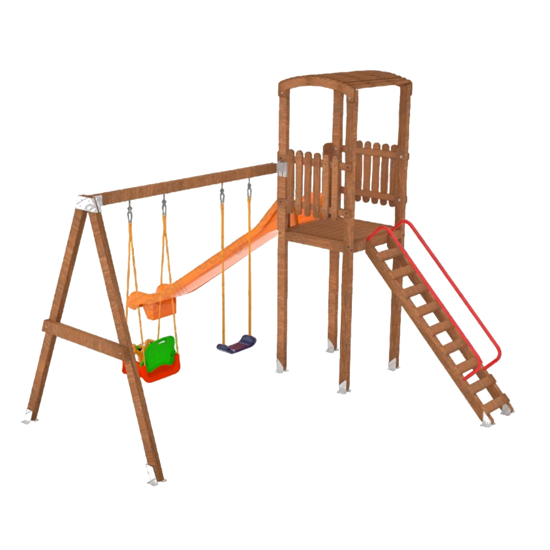 I Safe Ahşap Oyun Parkı S5711