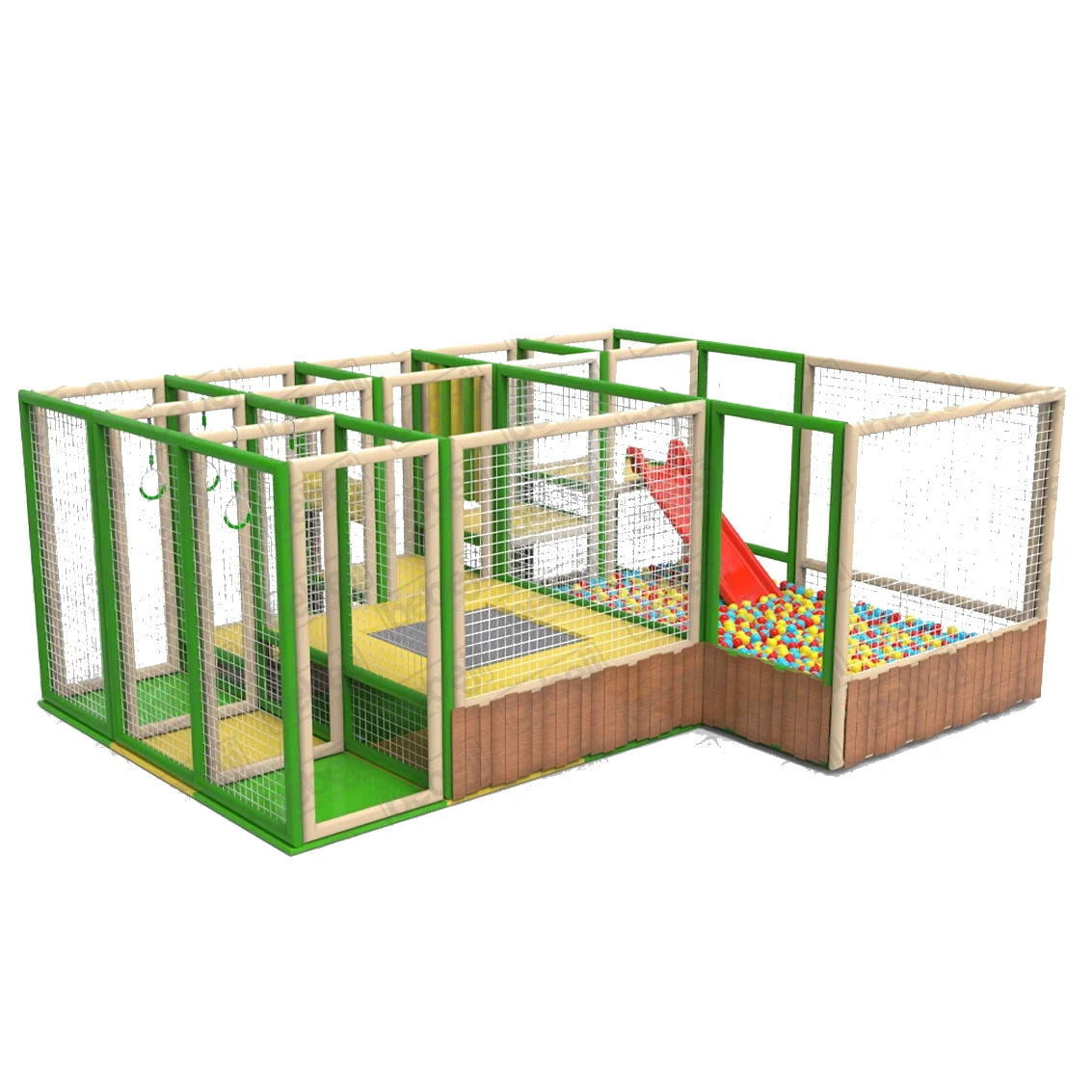 Bambu Bahçesi Temalı Soft Play JP708