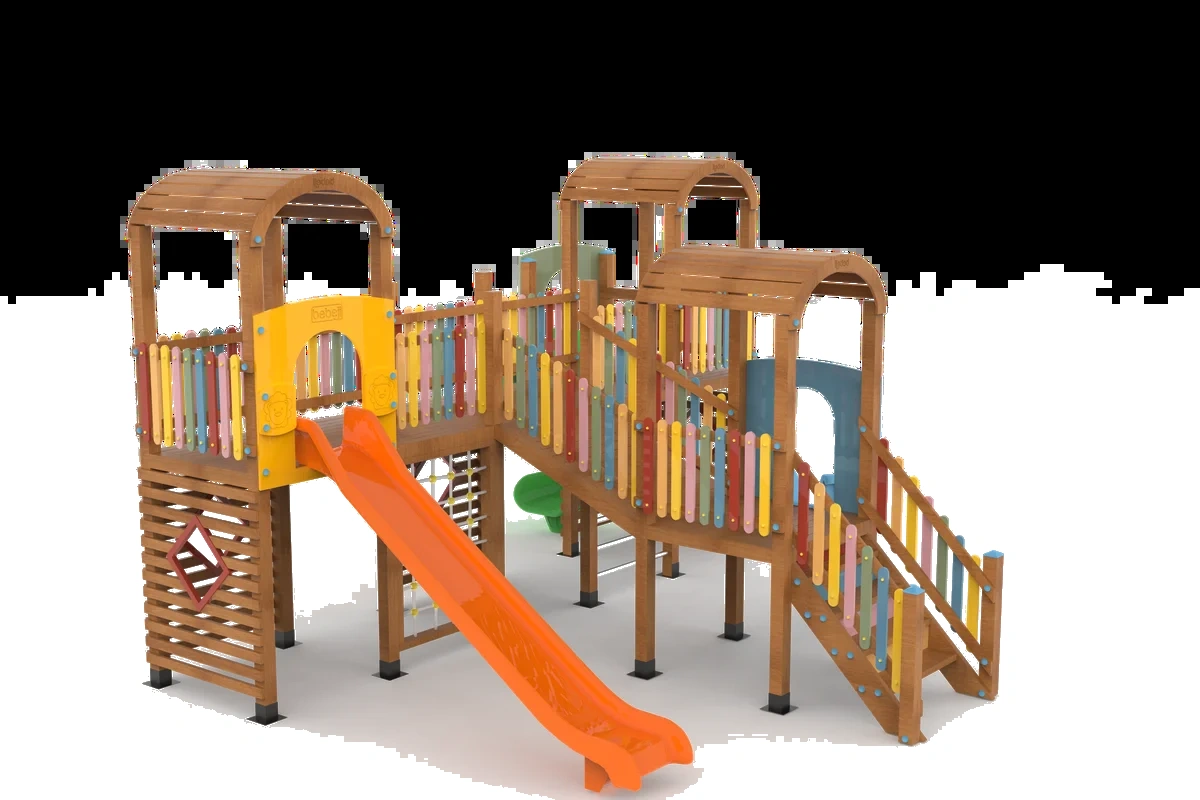 Teras Park Ahşap Oyun Parkı 4 JP026